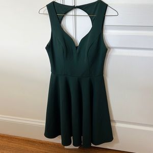 Forest Green Mini Dress (size 5/6)